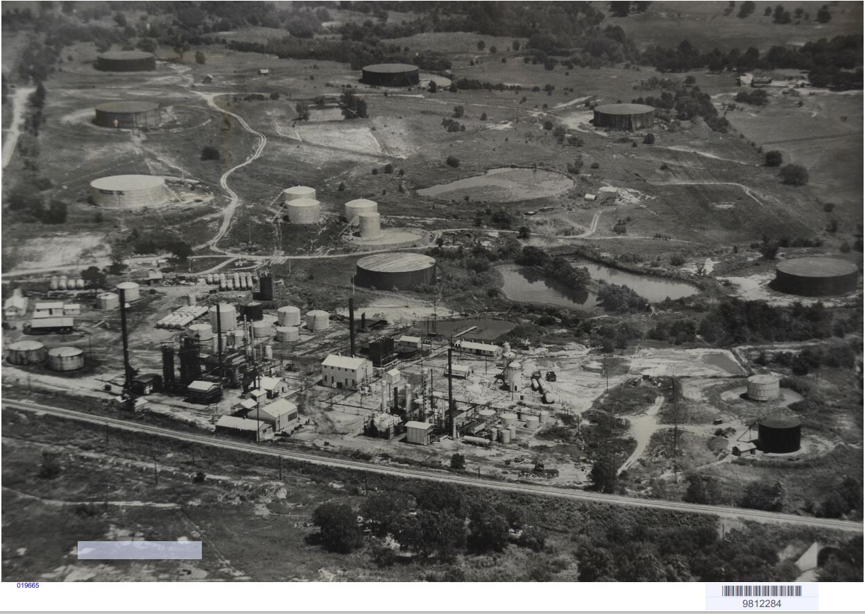 aerial map bristow superfund site